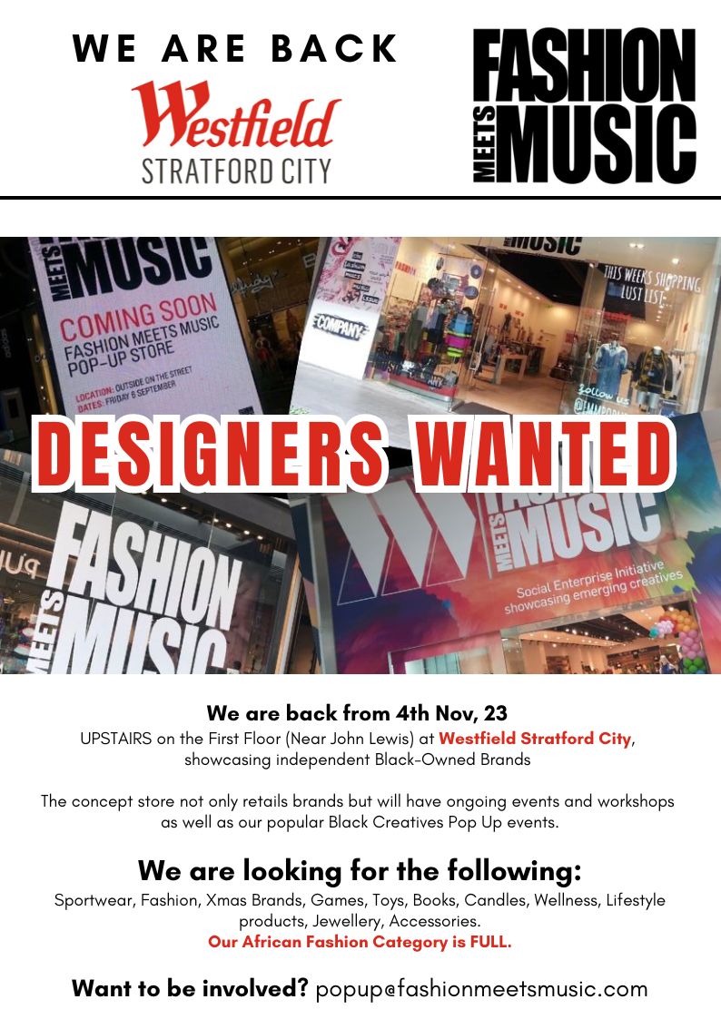 Designer Wanted at Fashion Meets Music
