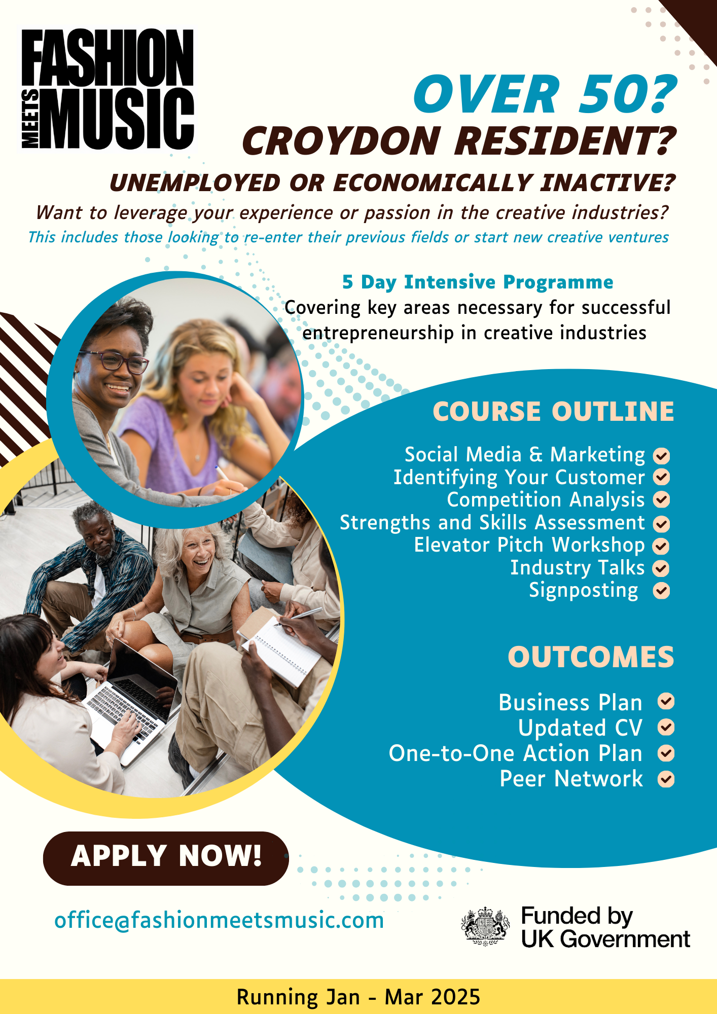 Over 50, Croydon Resident and unemployed or economically inactive?